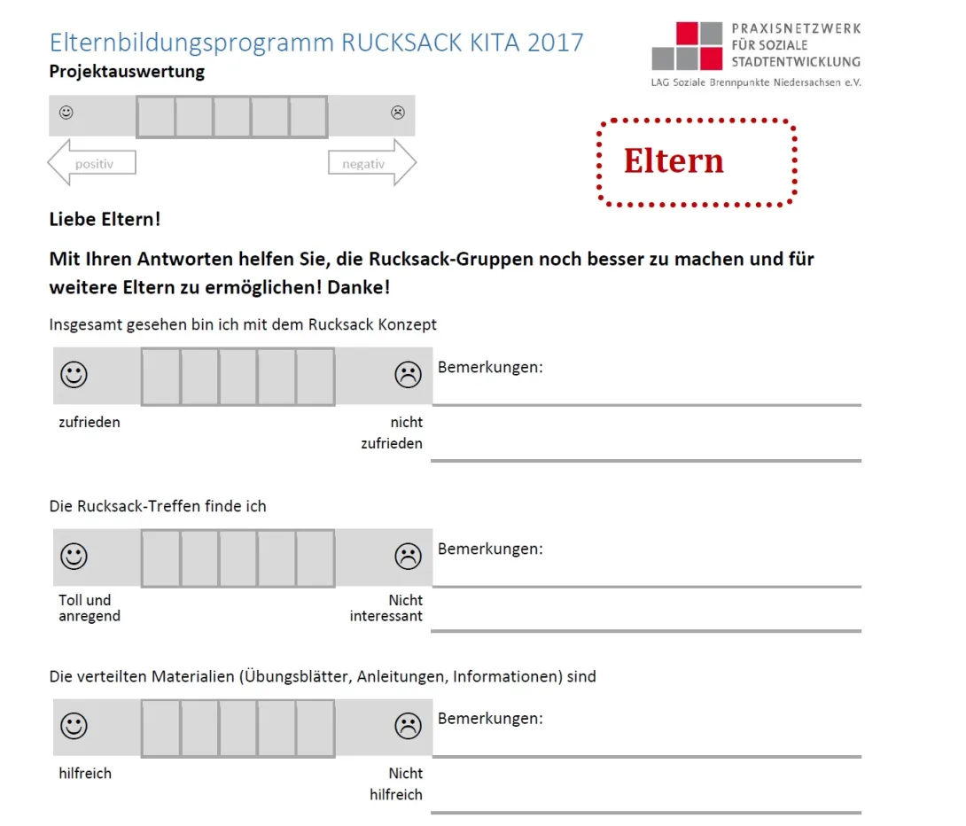 rucksack evaluation